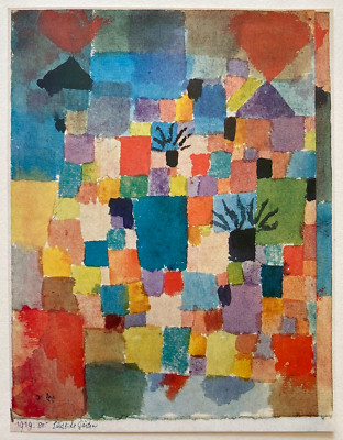 PAUL KLEE RARE 1967 1ST EDTN MODERNIST LITHOGRAPH PRINT 