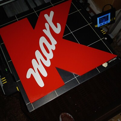 #ad Vintage 3D kmart Sign 3D printed. 8quot;×7quot;×10mmquot; 3D Graphics reproduction logo $12.59