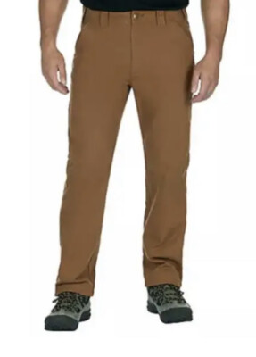 Coleman Men's Canvas Stretch Utility Work Pants 40 X 30 Copper Tear Resistant