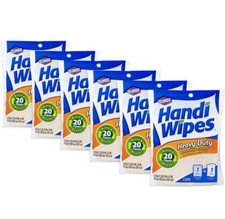 HEAVY DUTY HANDY CLOTHS ABSORBENT MULTIPURPOSE CLEANING TOWELS 6 PKS Wipes