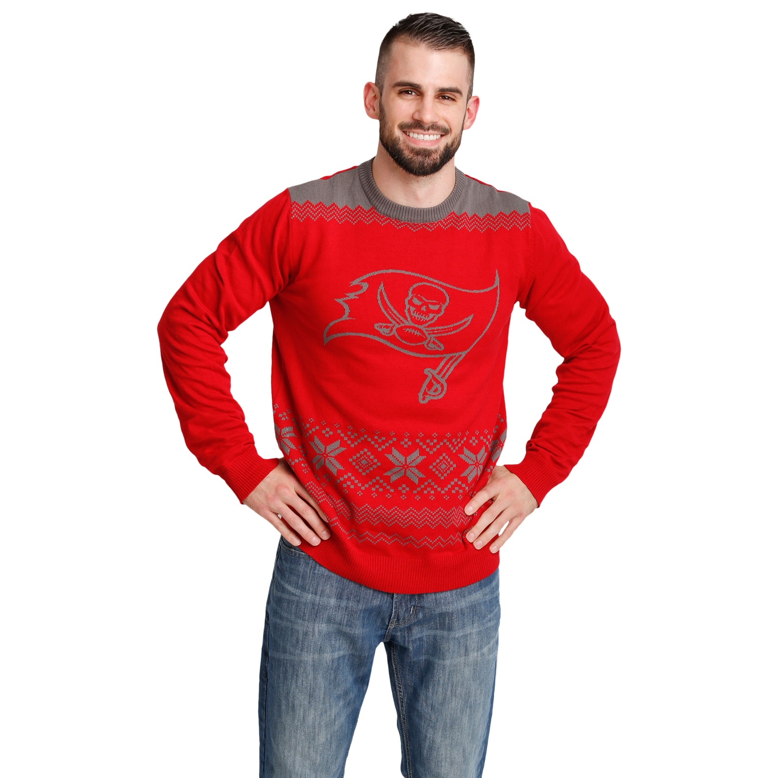 Уродливый свитер FOCO NFL Mens Tampa Bay Buccaneers 2021