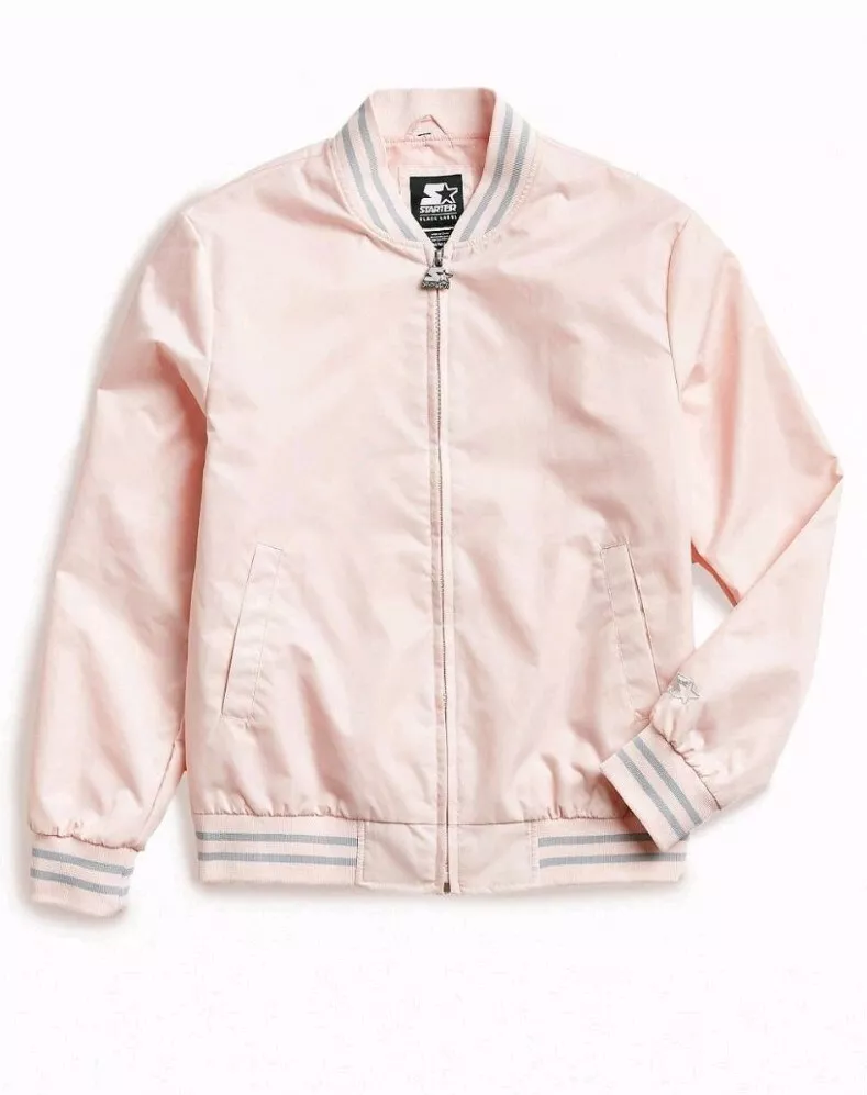 Starter Black Label Pink Nylon Jacket Top urban outfitters US SZ S