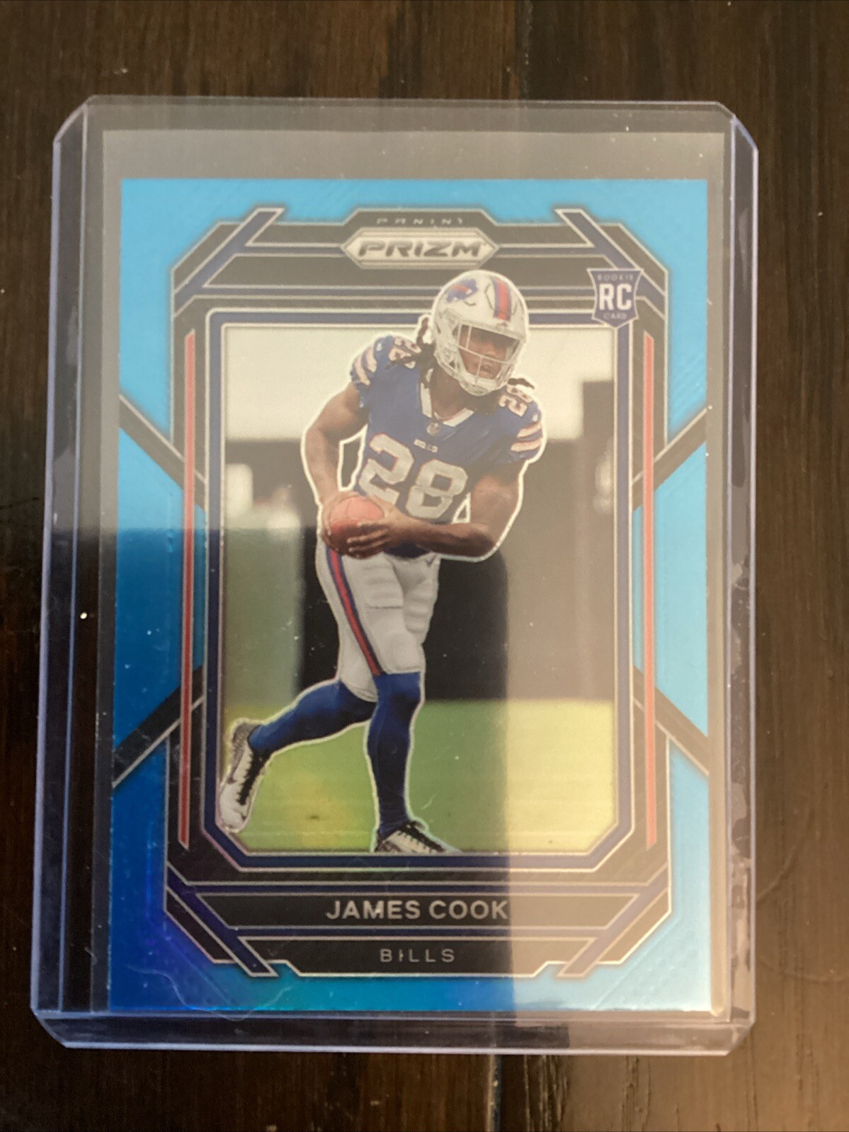 2022 Panini Prizm - Rookies Light Blue Prizm #319 James Cook (RC)