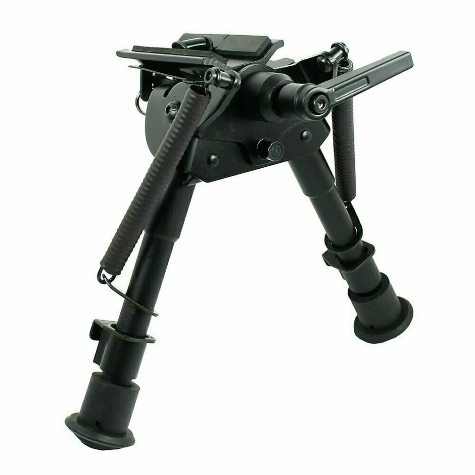 6" to 9" Pivot/Rotating Bipod with Adjustable Leg with spring return for hunting - Image 2 of 4