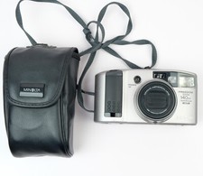 Minolta Freedom Zoom 140EX Panorama Point  Shoot Film Camera w/ Case READ 