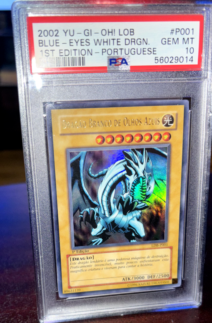 Blue Eyes White Dragon LOB First Edition PSA 10 Gem Mint