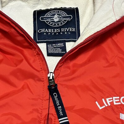 Vintage Red Life Guard pullover Windbreaker Size XXL Beach Swim | eBay