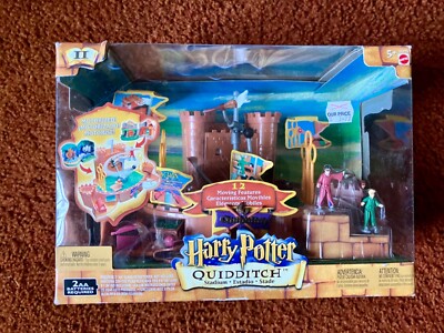 NEW FACTORY SEALED-Harry Potter-QUIDDITCH STADIUM-World of Hogwarts-Mattel 2002