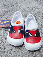 Brand New Children's Marvel Spider Man Clog Sandals Size 7/8