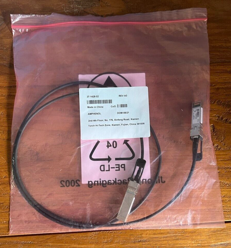 Cisco SFP-H10GB-CU1-5M 10GB SFP+ Transceiver 1.5M Copper Twinax Cable 37-1428-02 - 第 2/2 張圖片