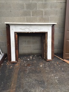 Cm Fp 43 Antique Oak Fireplace Mantel 5 Foot Ebay