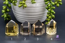 Citrine Towers - 1.5"-3.2"/39mm-82mm - High Quality Brazilian