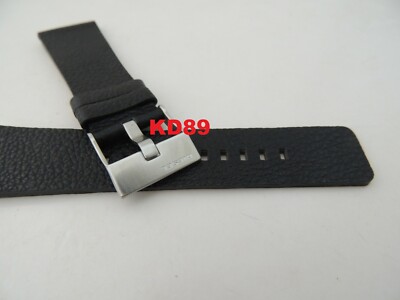 Genuine ORIGINAL DIESEL DZ 7171 BLACK leather strap band 26mm | eBay