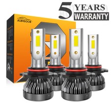 LED Headlight High Low Beam Bulbs Kit For Acura RLX Sedan 4-Door 3.5L 2014-2019