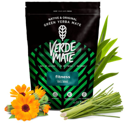 Mate Tee Verde Mate Fitness Grün Yerba Mate Minze Detox Tee zum Abnehmen 500g
