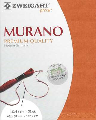 Zweigart Precut Murano 32 count Pumpkin 3984/4010