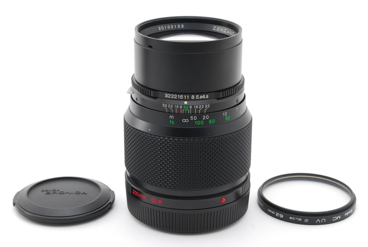 APPEARANCE MINT ZENZA BRONICA ZENZANON MC 200mm f/4.5 for