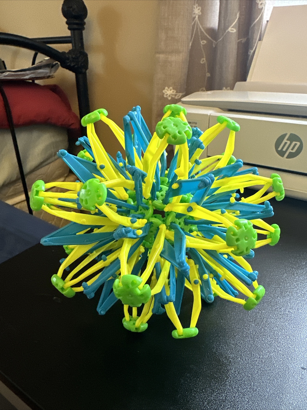 Hoberman Mini Sphere NEON Expanding Toy Ball 6” to 12” eBay