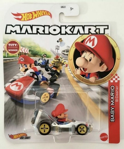 Hot Wheels Gbg25 Mario Kart 1 64 Shy Boy With B Dasher Vehicle For Sale Online Ebay