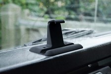 THE ORIGINAL! Land Rover 90 110 Tdi200 Tdi300 TD5 Defender Phone Holder *BLACK*