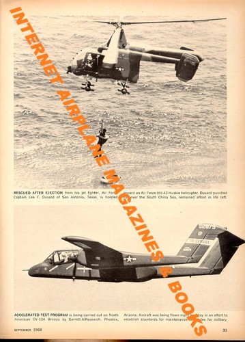 AIR PROGRESS SEP 1968 GRUMMAN F3F BARREL FIGHTER USN VF KOREAN WAR MIG IL YAK - Picture 2 of 3