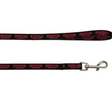 Netflix Stranger Things Black Red Dog Leash Lead - 1  Wide x 6 ft Long