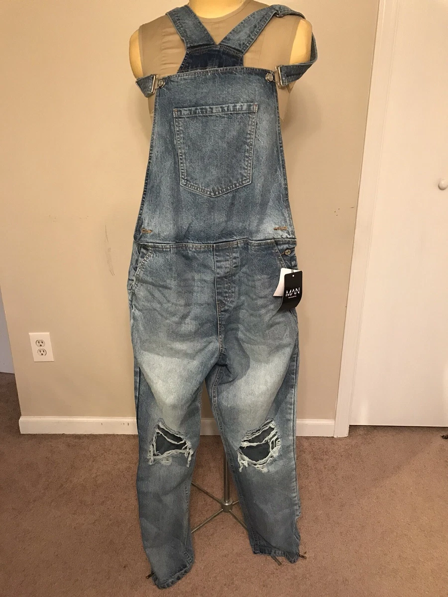 boohoo mens dungarees