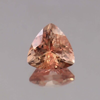 AAA Natural Ceylon Padparadscha Sapphire Trillion Cut Loose Gemstone 12x12 mm