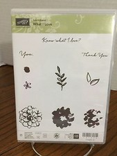 NEW Stampin Up What I Love Sale-a-bration Photopolymer Watercolor 10 Stamps