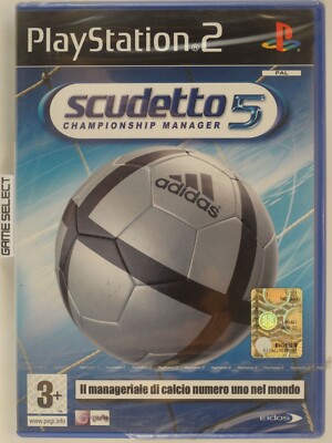 SCUDETTO 5 CHAMPIONSHIP MANAGER PS2 PLAYSTATION 2 PAL ITALIAN NEW SEALED