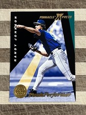1998 Pinnacle X-Press Baseball Randy Johnson Peak Performer Card #142