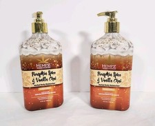 Setof 2 Hempz Pumpkin Spice  Vanilla Chai Limited Edition 17 oz Fall Scent
