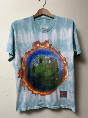 Travis Scott Cactus Jack Fortnite Tie Dye T-Shirt Men s Size Medium Double Sided