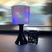 PartyLite Couture Mini Tealight Lamp Retired NIB P9684 , 2 Pieces Thick Glass