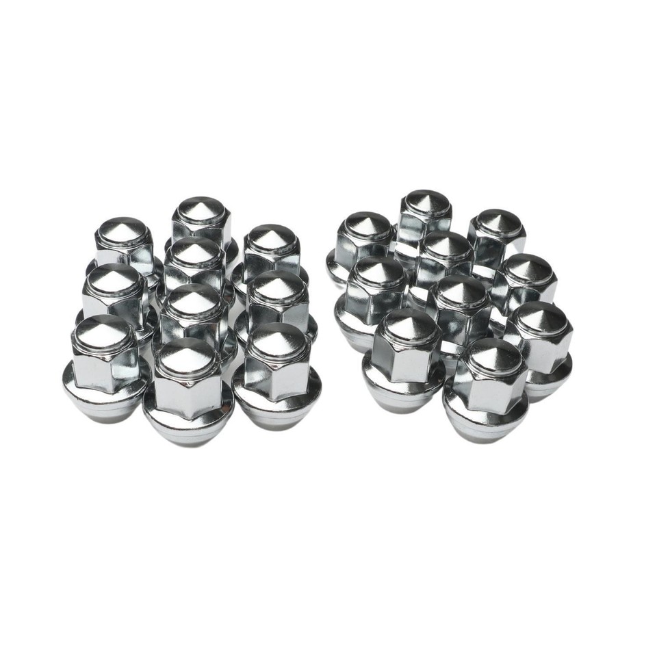 Car & Truck Wheel Lugs For Ford Set Of 20 Chrome Solid Lug Nuts - 14x1.5 Thread For Ford Edge, Mustang, ACPZ1012M Wheel Lugs For Ford Edge Car & Truck Wheel Lugs For Ford Set Of 20 Chrome Solid Lug Nuts - 14x1.5 Thread For Ford Edge, Mustang, ACPZ1012M Wheel Lugs For Ford Edge