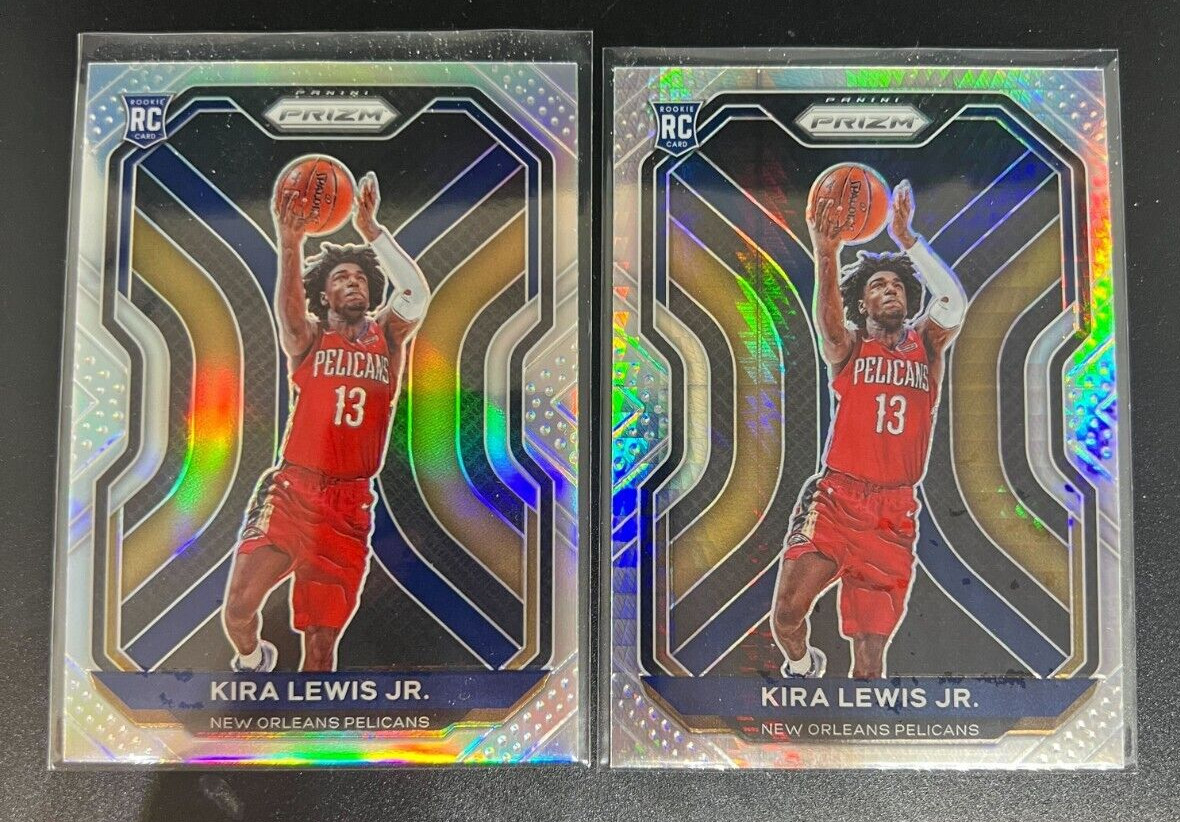 2020-21 Panini Prizm - Hyper + Silver Prizm #272 Kira Lewis Jr. (RC) Rookie
