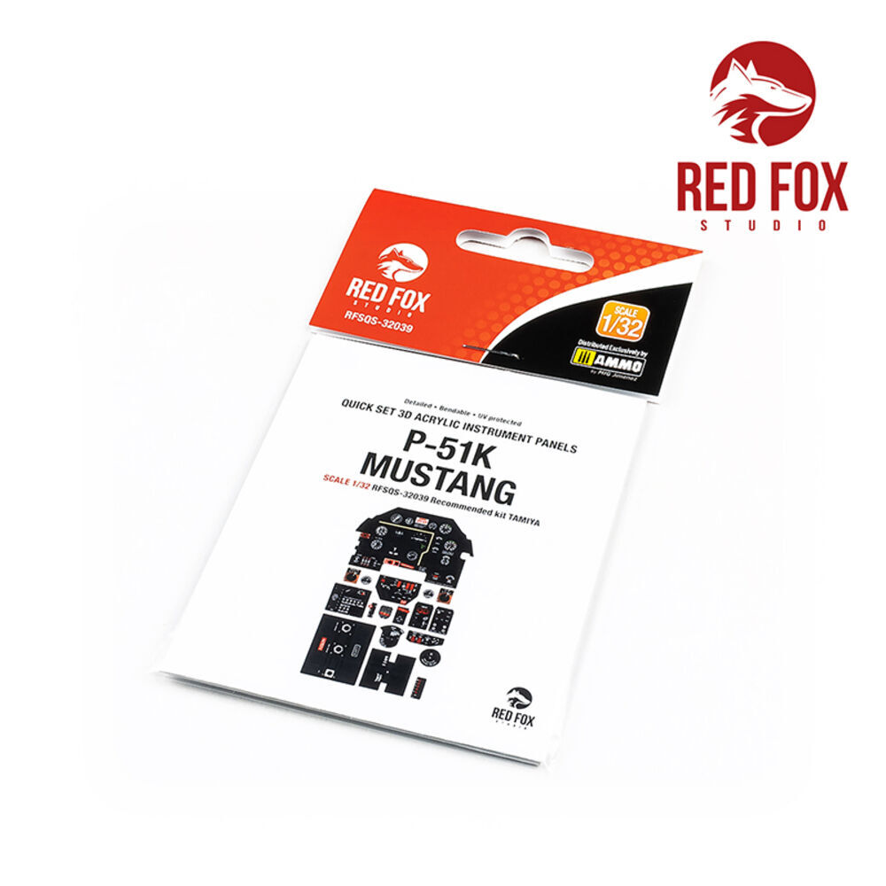 Red Fox Studio RFSQS-32039 - 1/32 P-51K Mustang (For Tamiya Kit) - New