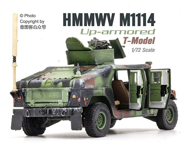 1/72 US M1114 Hummer model NATO three color coating - Image 3 of 4