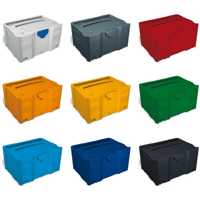 TANOS Systainer T-Loc SYS TL 3 Grau Anthrazit Rot Orange Gelb Grün Blau Schwarz