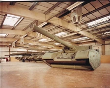 Original Snapshot Photo 1980's INFLATABLE DUMMY SOVIET RUSSIAN T-72 TANKS 656 5c