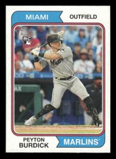 2023 Topps Heritage #322 Peyton Burdick Miami Marlins