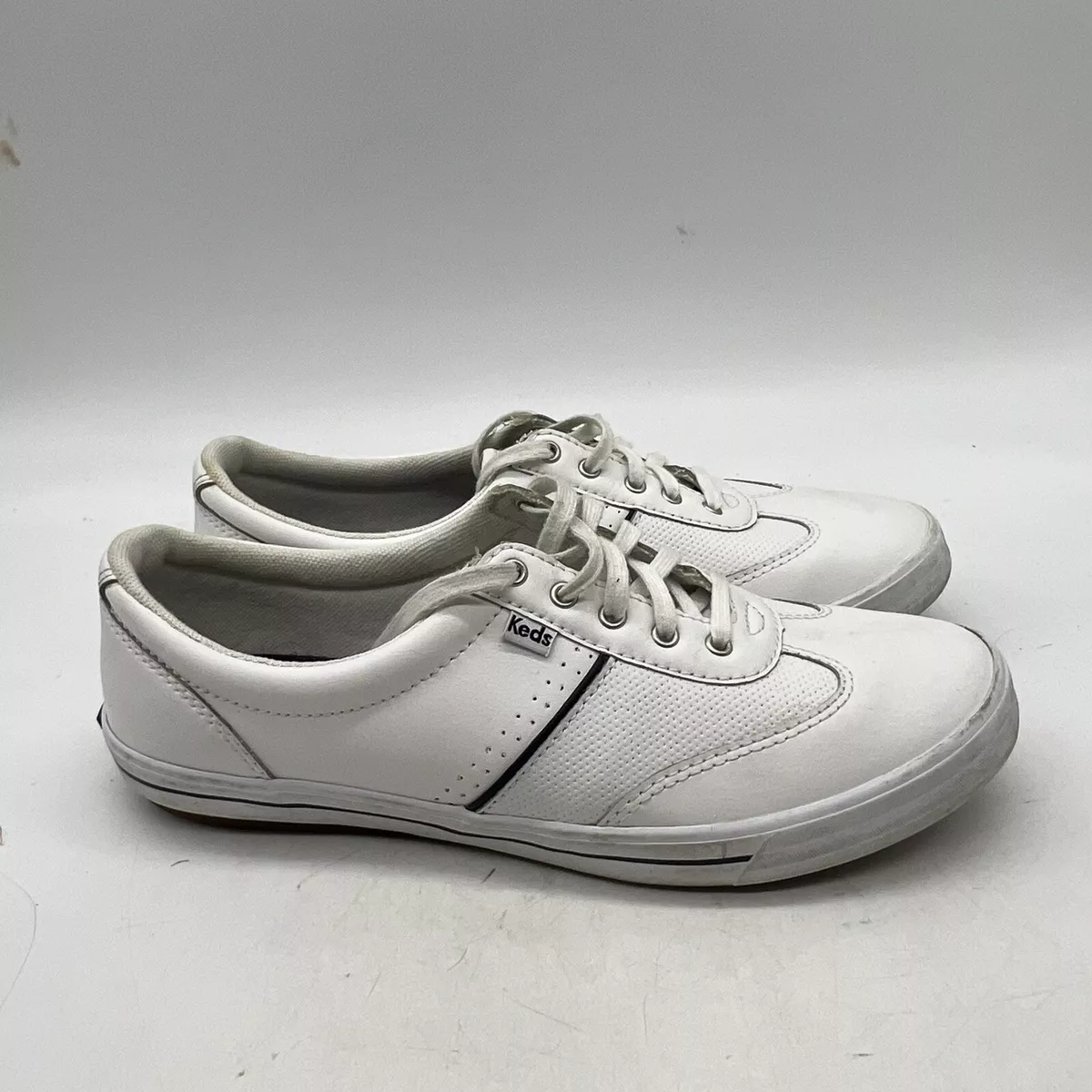 Keds Craze II Ortholite White Leather Sneakers in Women s Size 9.5