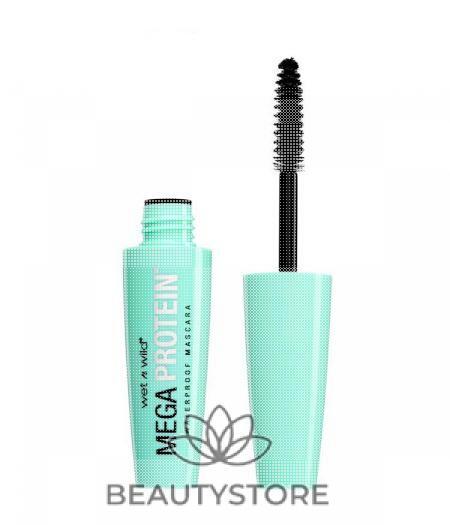 WET N WILD MASCARA MEGAPROTEIN WATERPROOF BLACK E154A