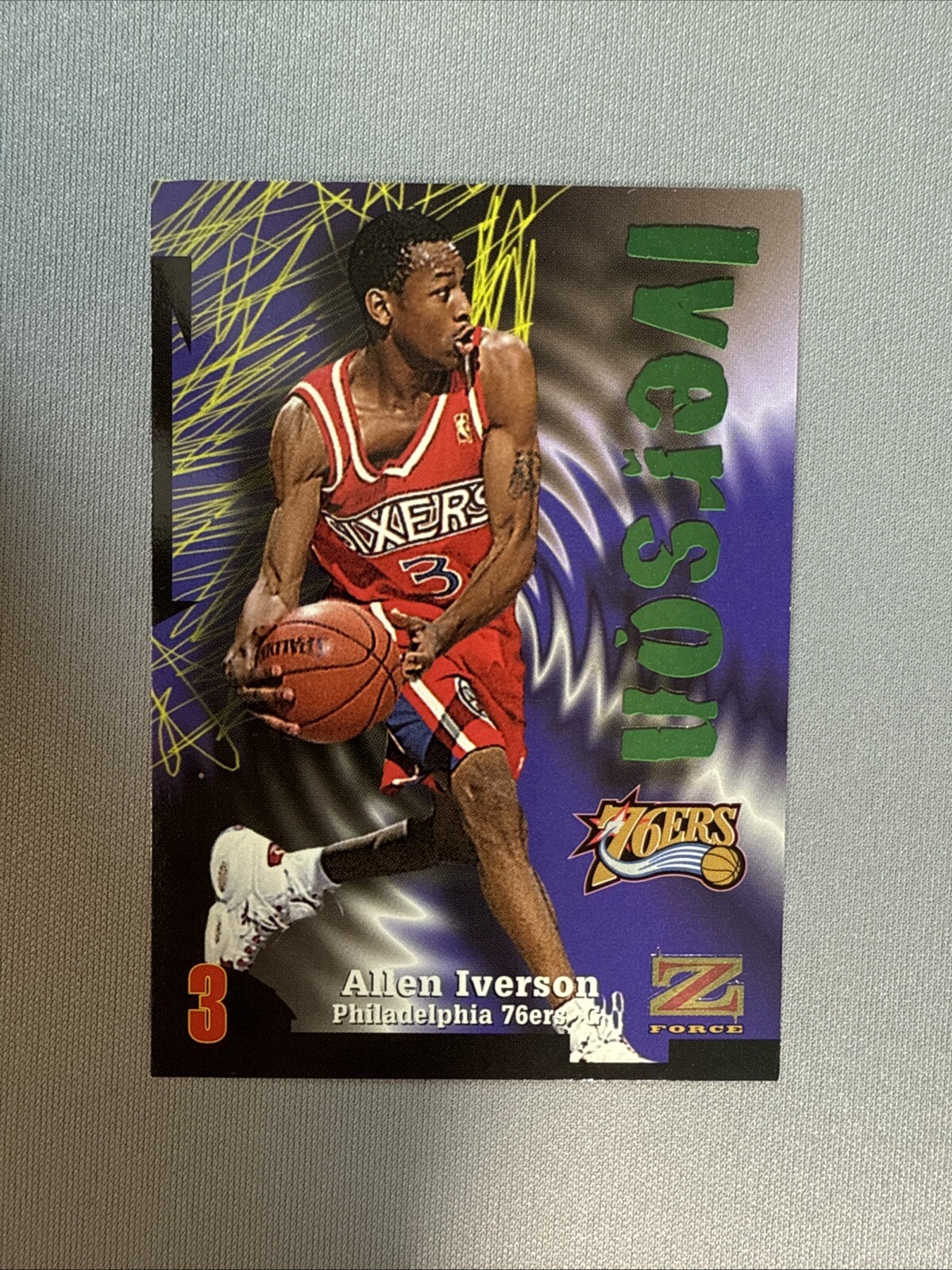 1997-98 SkyBox Z-Force #100 Allen Iverson 76ers