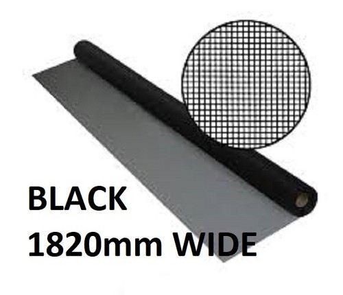 Flyscreen DEAL Insect screens Fly screen Black 1m-25m 1820mm wide 1800 - Picture 12 of 20