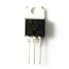 10 PCS BTA16-600 BTA16-600B 16A Triac 600V TO-220 NEW