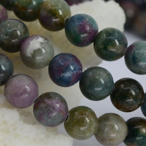 6mm Fashion round gemstone beads stretchable bracelet 6.5" - Picture 25 of 222