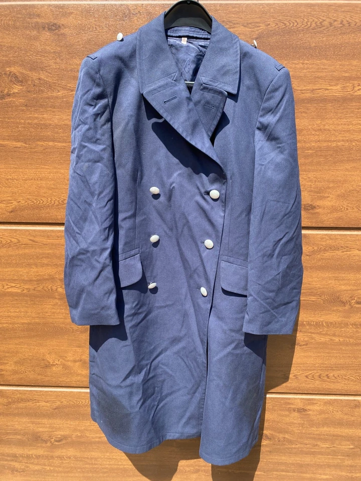 Bundeswehr blauer Mantel  Gr. 174/108  Uniformmantel Dienstmantel Luftwaffe - Bild 4 von 4
