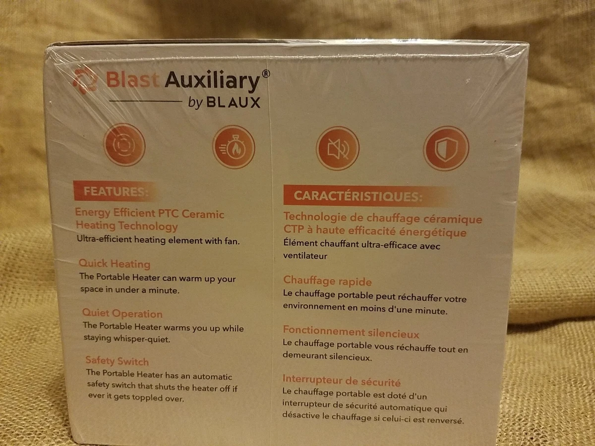Blast Auxiliary PTC Ceramic Electric Portable Space Heater 450W By BLAUX  New | eBay