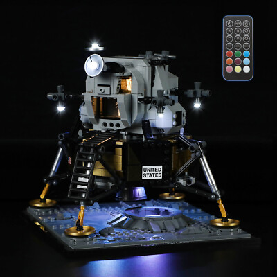 Licht Set (Fernbedienung) Für LEGOs NASA Apollo 11 Lunar Lander Creator 10266